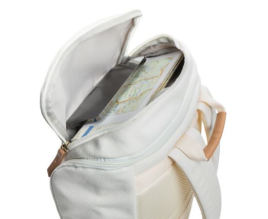 Sac à dos ordinateur Impact AWARE™ en toile 16oz recyclé Blanc cassé - XD Collection P760.240