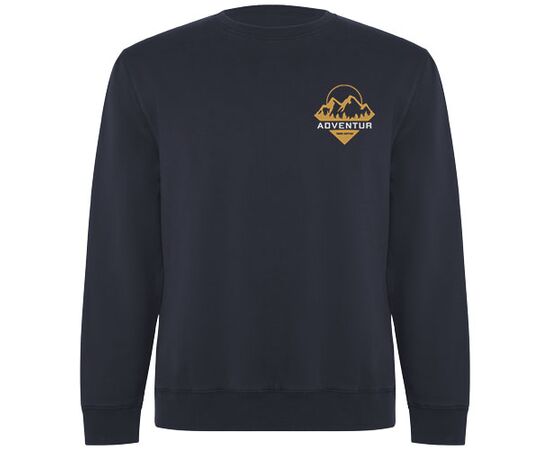 Sweater Batian en coton organique unisexe Navy Blue - Roly R10711R0