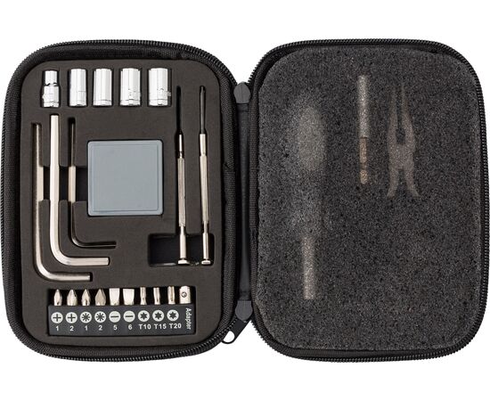 Gereedschapsset in PU lederen etui Lani Zwart -  433300.001