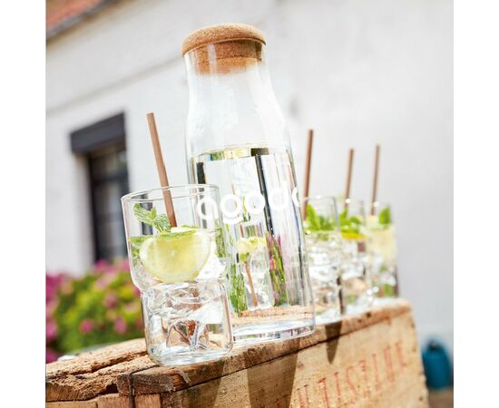 Algarve Carafe 1 L avec un bouchon en liège Transparent -  375804 Algarve Carafe 1 L avec un bouchon en liège Transparent -  375804