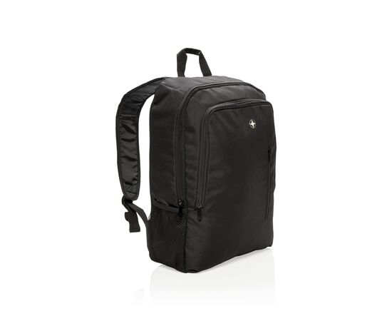 17" zakelijke laptop rugzak PVC vrij Zwart - Swiss Peak P762.220