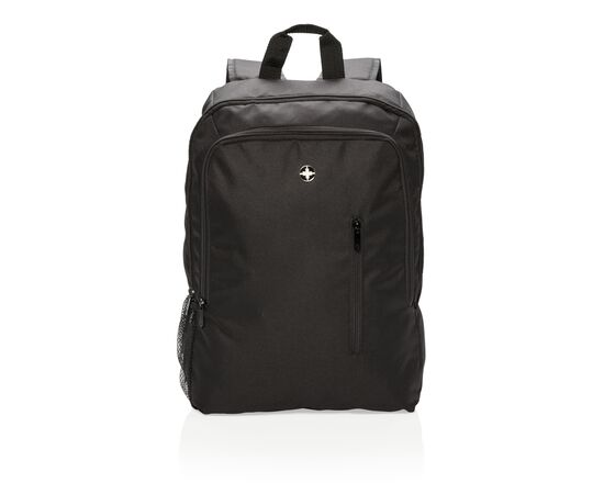 17" zakelijke laptop rugzak PVC vrij Zwart - Swiss Peak P762.220