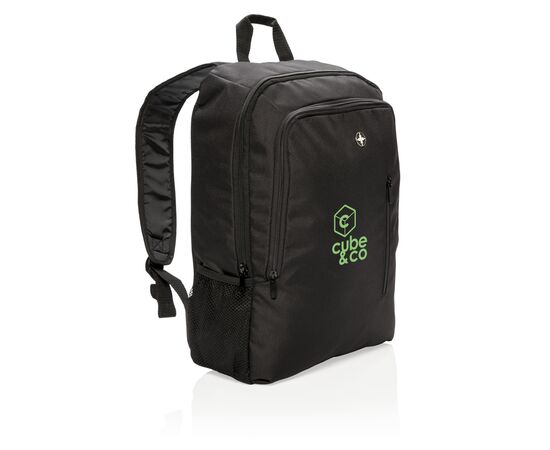 17" zakelijke laptop rugzak PVC vrij Zwart - Swiss Peak P762.220