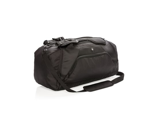 Swiss Peak RFID sports duffel & backpack Black - Swiss Peak P762.261