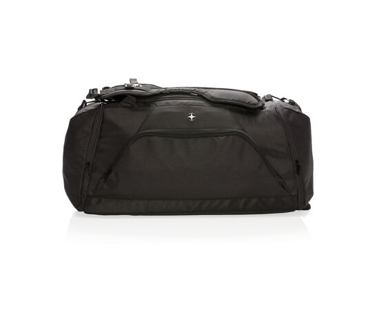 Swiss Peak RFID sports duffel & backpack Black - Swiss Peak P762.261