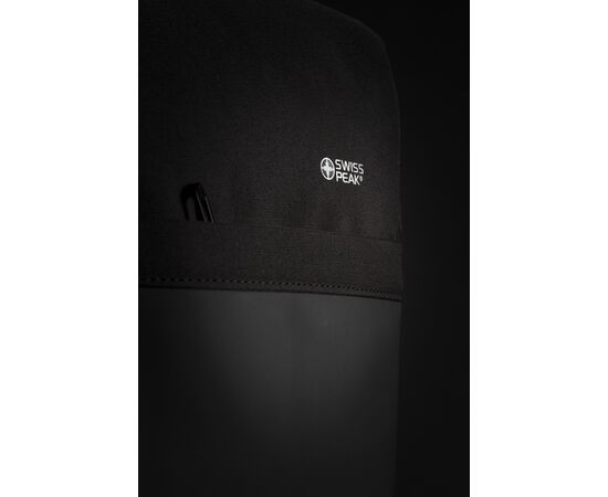 Swiss Peak 15" anti-theft RFID & USB backpack PVC free Black - Swiss Peak P762.371