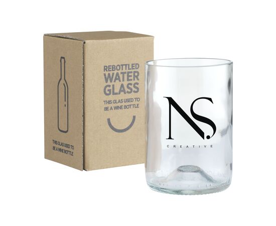Rebottled® Tumbler 400 ml drinking glass Transparent - Rebottled W13304