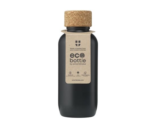 EcoBottle 650 ml d'origine végétale - fabriquée en EU Noir - Eco Bottle 177698 EcoBottle 650 ml d'origine végétale - fabriquée en EU Noir - Eco Bottle 177698