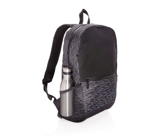 Sac à dos réfléchissant pour ordinateur portable en RPET Noir - XD Collection P762.601