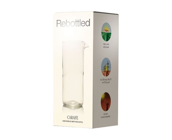 Rebottled® Carafe 600 ml Karaffe Transparent - Rebottled W33404