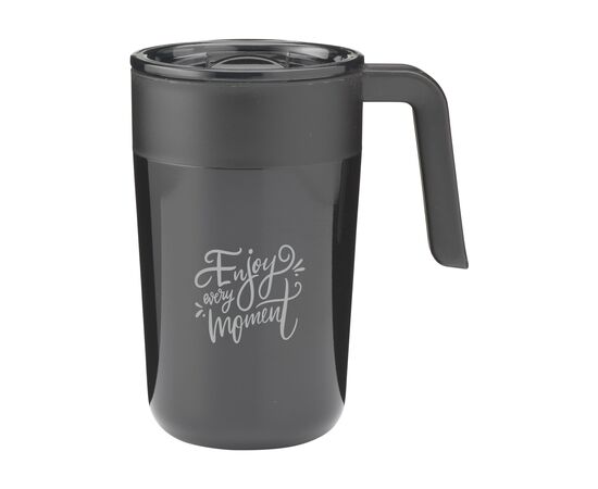 Fika RCS Recycled Steel Cup 400 ml Thermosbecher Schwarz -  196298