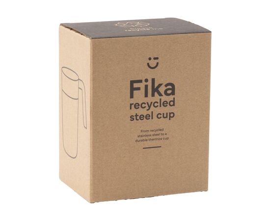 Fika RCS Recycled Steel Cup 400 ml Thermosbecher Schwarz -  196298