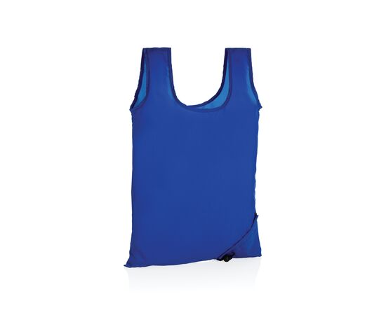 Sac shopping pliable en rPET 190T Impact AWARE™ Bleu - XD Collection P762.675