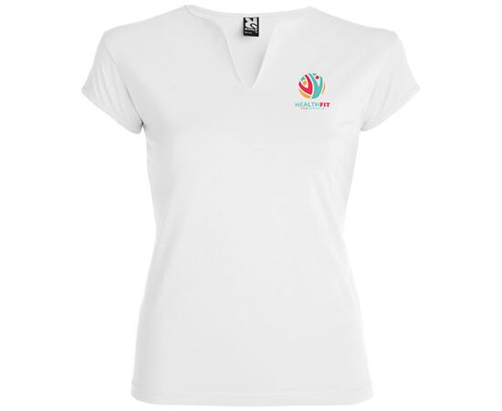 T-shirt Belice à manches courtes pour femme Blanc - Roly R65321Z4