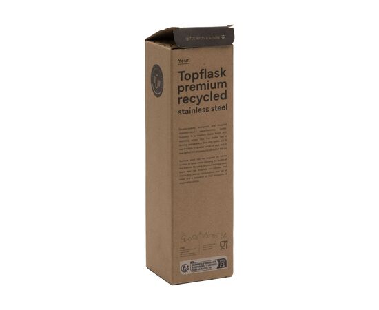 Topflask Premium RCS Recycled Steel 500 ml drinkfles Wit -  569110
