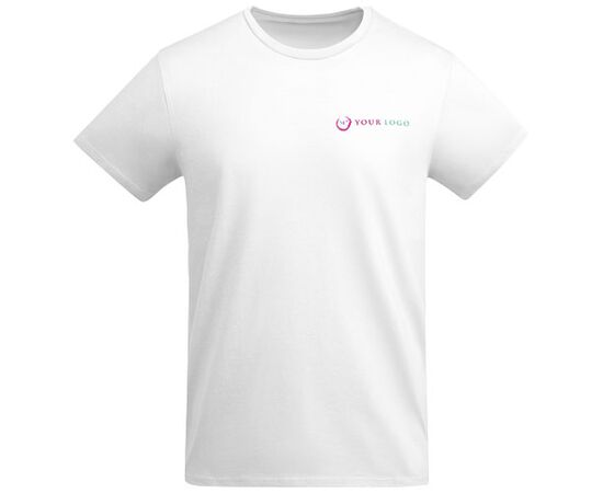 Breda T-Shirt aus Bio-Baumwolle für Kinder Weiß - Roly K66981ZL