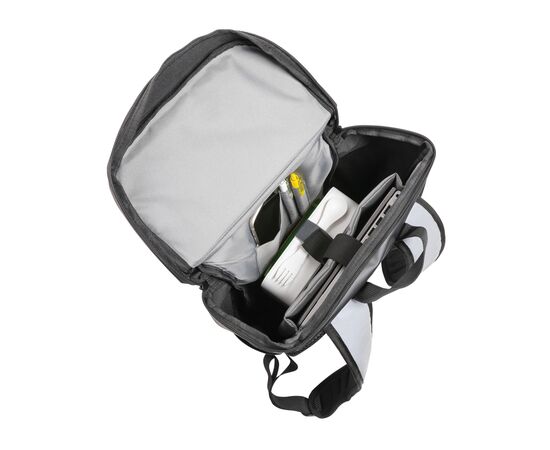 Sac à dos ordi 15.6" réfléchissant et résistant à l'eau Noir - XD Collection P762.721