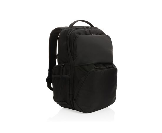 Swiss Peak AWARE™ RPET 15,6 Zoll Pendler-Rucksack Schwarz - Swiss Peak P762.781