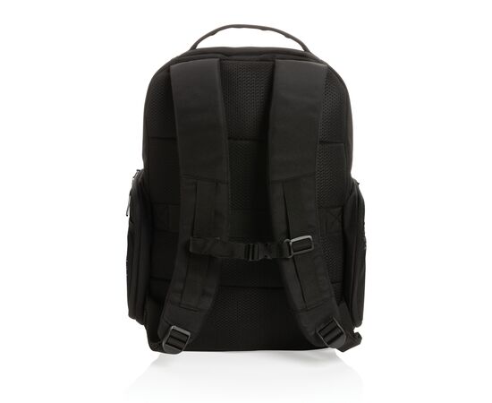 Swiss Peak AWARE™ RPET 15,6 Zoll Pendler-Rucksack Schwarz - Swiss Peak P762.781