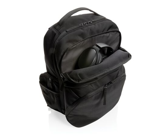Swiss Peak AWARE™ RPET 15,6 Zoll Pendler-Rucksack Schwarz - Swiss Peak P762.781