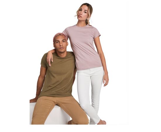 Breda biologisch katoenen dames T-shirt met korte mouwen Geel - Roly R66991B2