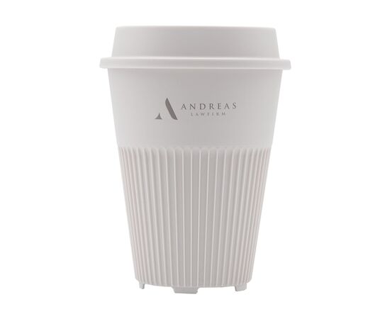 Circular&Co Returnable Cup Lid 340 ml koffiebeker White - Circular and co W43210