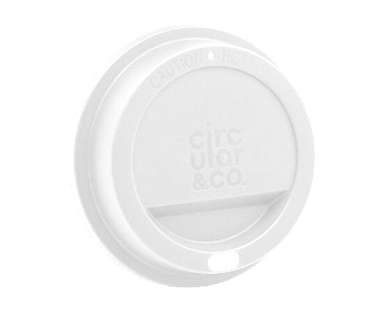 Circular&Co Returnable Cup Lid 340 ml koffiebeker White - Circular and co W43210