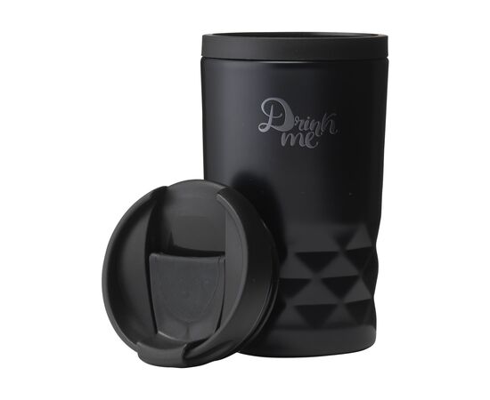 Graphic Mini Mug RCS Recycled Steel 250 ml thermosbeker Zwart -  429998