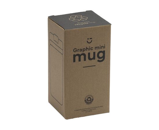 Graphic Mini Mug RCS Recycled Steel 250 ml thermosbeker Zwart -  429998