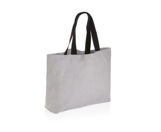 Grand sac tote en toile 240 g/m² recyclée non teintée Aware™ Gris - XD Collection P762.952