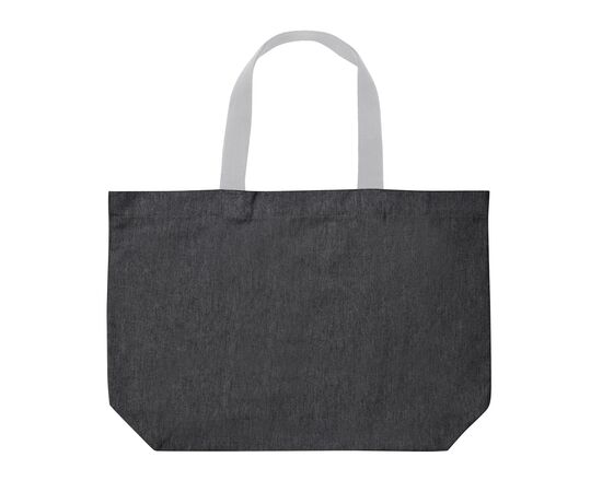 Grand sac tote en toile 240 g/m² recyclée non teintée Aware™ Antracite - XD Collection P762.958