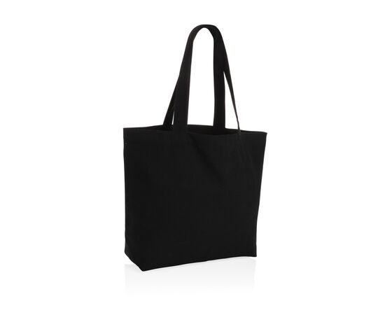 Impact Aware™ 240g/m² rcCanvas Shopper + Tasche, ungefärbt Schwarz - XD Collection P762.961