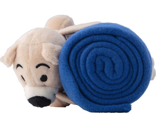 Plush toy bear with fleece blanket Owen Black -  840742.001