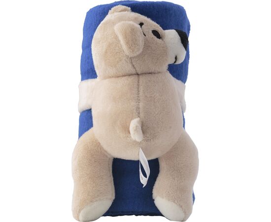 Plush toy bear with fleece blanket Owen Black -  840742.001