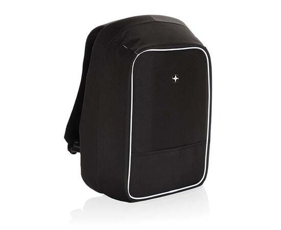Swiss Peak AWARE™ anti-theft 15.6" laptop backpack Black - Swiss Peak P763.091