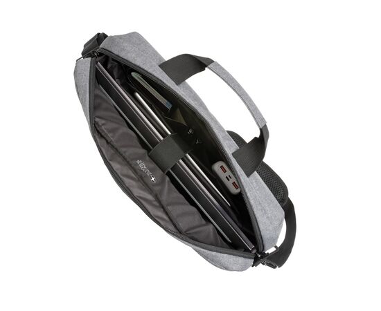 Sacoche pour ordinateur 15,6" Swiss Peak AWARE™ Gris - Swiss Peak P763.122