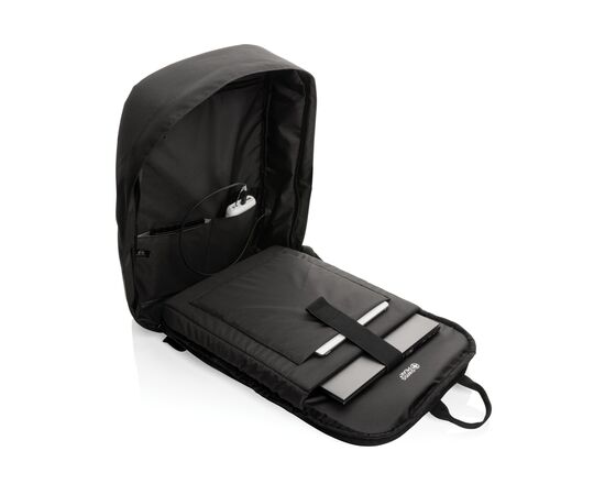 Swiss Peak AWARE™ RFID anti-theft 15.6'' laptop backpack Black - Swiss Peak P763.131