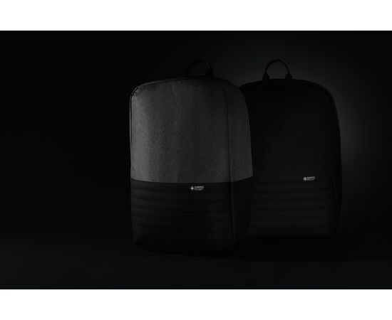 Swiss Peak AWARE™ RFID anti-theft 15.6'' laptop backpack Grey - Swiss Peak P763.132