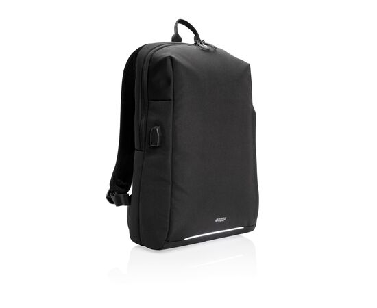 Sac à dos avec port USB A ordinateur 15,6" Swiss Peak AWARE™ Noir - Swiss Peak P763.161