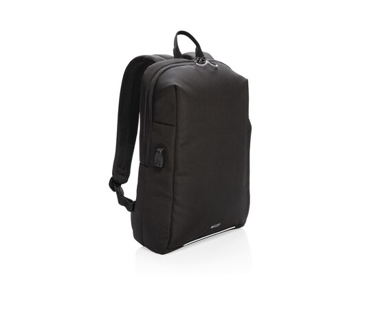 Sac à dos avec port USB A ordinateur 15,6" Swiss Peak AWARE™ Noir - Swiss Peak P763.161