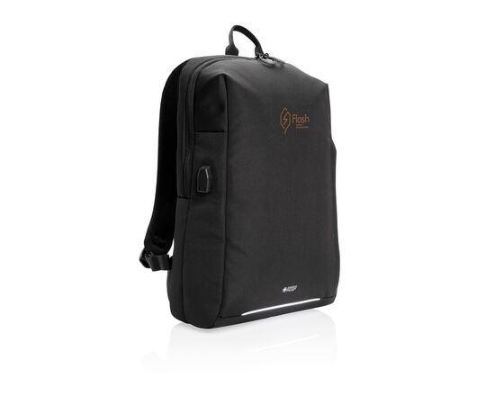 Sac à dos avec port USB A ordinateur 15,6" Swiss Peak AWARE™ Noir - Swiss Peak P763.161