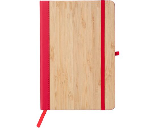 Carnet A5 en bambou et PU Dorita Blanc -  866554.002