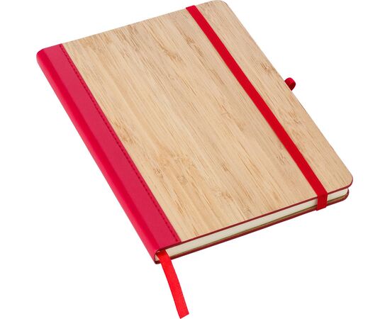 Carnet A5 en bambou et PU Dorita Blanc -  866554.002