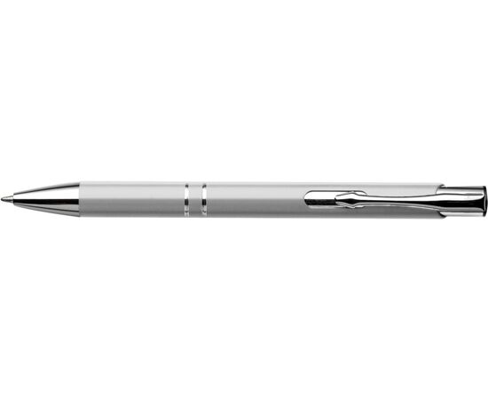 Recycled aluminium ballpen Kamari Grey -  916301.003.Blauwschrijvend