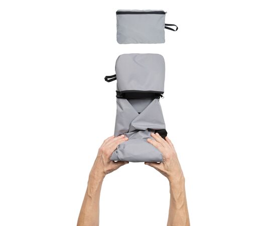 Dillon AWARE™ RPET faltbare Sporttasche Grau - XD Collection P763.1802