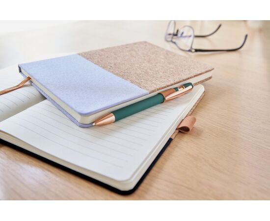 Cork and cotton notebook Trevor White -  967381.002