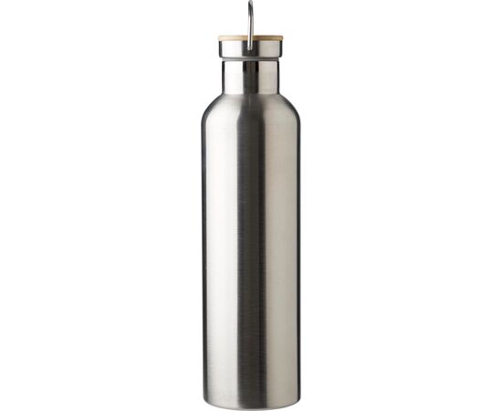 RVS dubbelwandige fles Damien Zilver -  966256.032