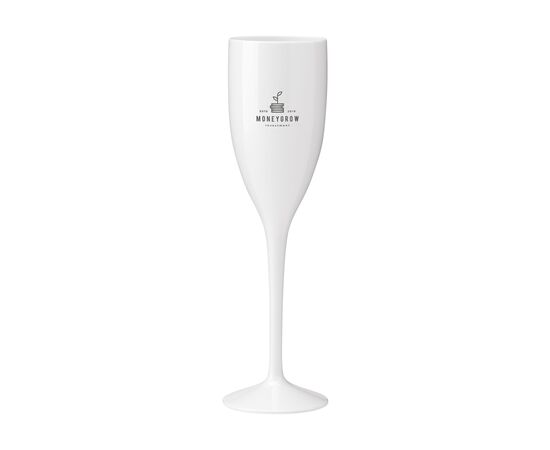 Lunaire Verre à Champagne plastique Réutilisable 150 ml Blanc -  244710