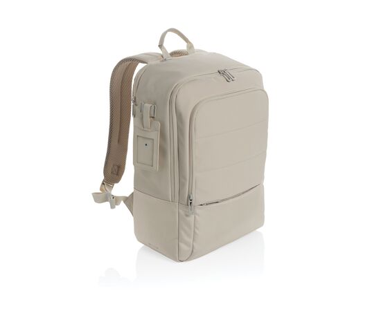 Armond AWARE™ RPET 15.6" deluxe laptoprugzak Beige - XD Xclusive P763.282 Armond AWARE™ RPET 15.6" deluxe laptoprugzak Beige - XD Xclusive P763.282