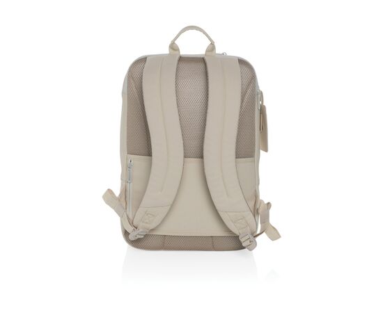 Armond AWARE™ RPET 15.6" deluxe laptoprugzak Beige - XD Xclusive P763.282 Armond AWARE™ RPET 15.6" deluxe laptoprugzak Beige - XD Xclusive P763.282